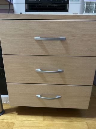 Estantería y escritorio madera