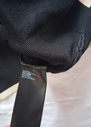 Camisa Reiss Cuello Cubano Negra Talla S