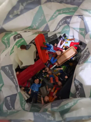 Lote de vehículos y helicóptero Playmobil