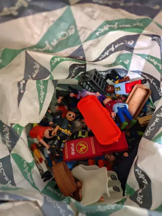 Lote de vehículos y helicóptero Playmobil