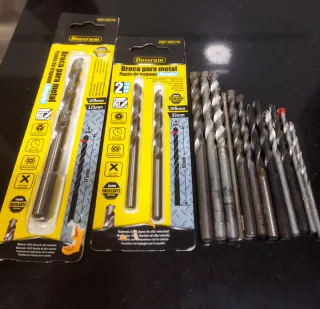 Conjunto de brocas de  varias medidas