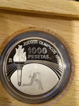 Monedas Juegos Olímpicos 1000 Pesetas plata