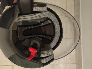 Casco Moto Urbano Negro Mate Talla M