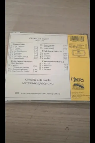 CD Bizet: Carmen Suite - Orchestre de la Bastille