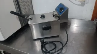 Freidora Industrial 5L Acero Inoxidable