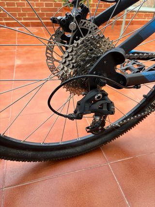 Bicicleta Montaña Rockrider Negra/Azul