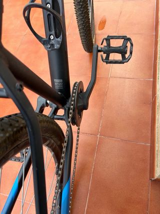 Bicicleta Montaña Rockrider Negra/Azul