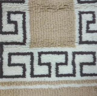 Set di due tappeti in lana vergine 120x60