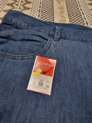 Bermuda vaquera azul