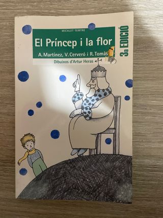 Libro en valenciano “El Príncep i la flor”