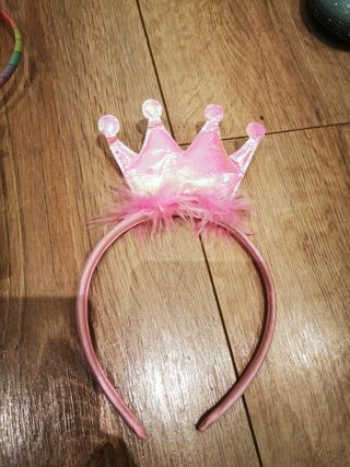 Lote 3 diademas niña unicornio y corona