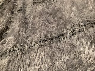 Vestido de pelo suave con degradado , muy cortito