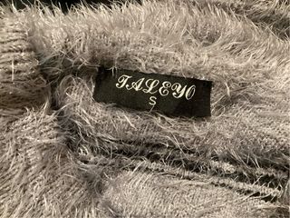 Vestido de pelo suave con degradado , muy cortito