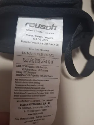 Guantes Reusch GORE-TEX SC 9.5