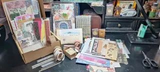 Lote Scrapbooking Material Variado