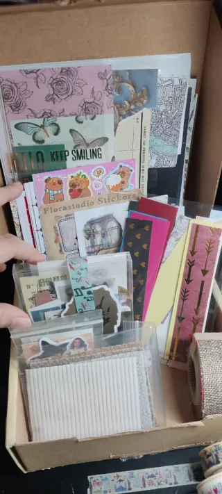 Lote Scrapbooking Material Variado