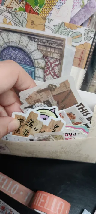 Lote Scrapbooking Material Variado