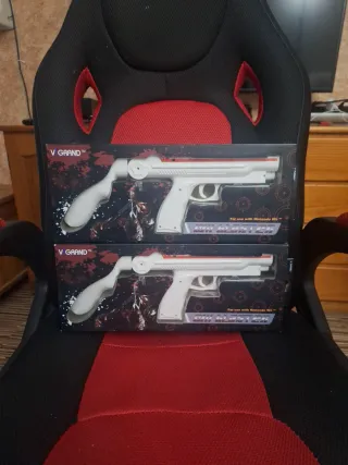 Pistola Wii Blaster V-Grand con Caja Original