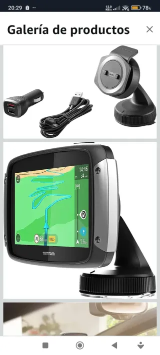 Soporte activo Coche TomTom Rider 40/42/400-550