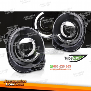 FAROS DELANTEROS PARA JEEP RENEGADE 14- LUZ TUBO