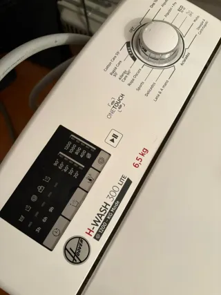 Lavadora Hoover H-Wash 300 Lite 6.5kg Carga sup.