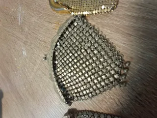 Monederos de malla antiguos (dorado y plateado)