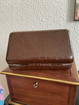 Radio Reloj Despertador International Marrón