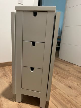 Tavolo pieghevole bianco Ikea da cucina; 26/89/152x80cm