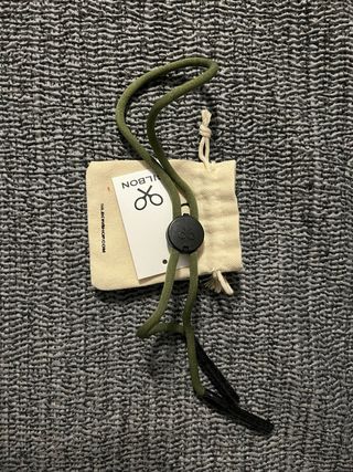 Cordón para gafas SILBON verde y negro