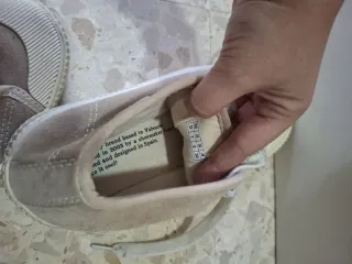 Botines Beige y Blanco