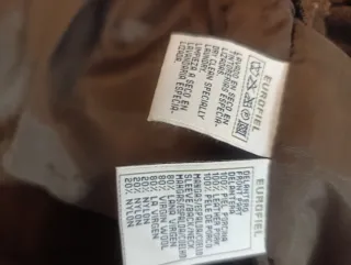 Chaqueta de ante y punto para hombre