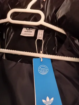 Chaqueta Adidas Talla 34 Negra/blanco/dorado nueva