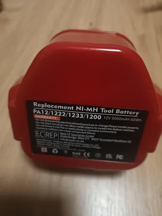 Batería Ni-MH para Herramienta Makita PA12