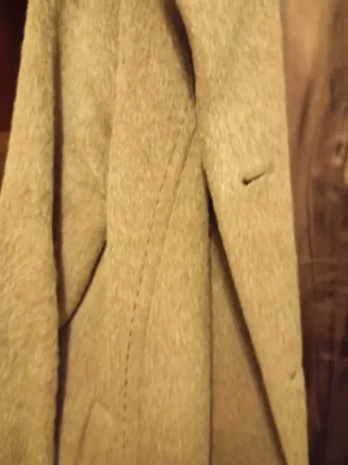 Abrigo de Lana Beige