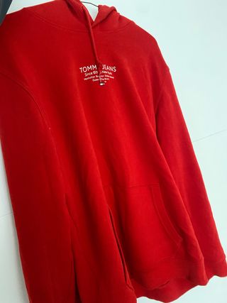 Sudadera Tommy Jeans NYC Hoodie Roja