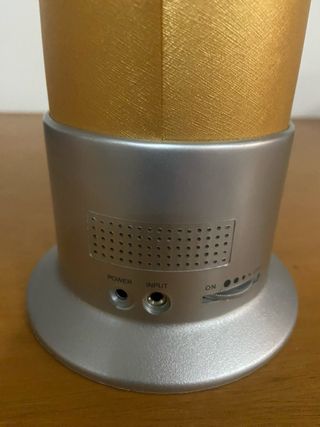 Altavoz Inalambrico Dorado y Plateado