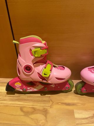 Patines en línea niña Oxelo 3 ruedas T26-28.