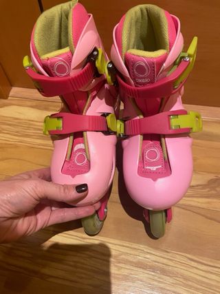 Patines en línea niña Oxelo 3 ruedas T26-28.