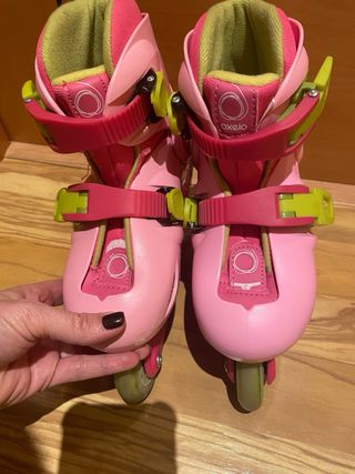 Patines en línea niña Oxelo 3 ruedas T26-28.