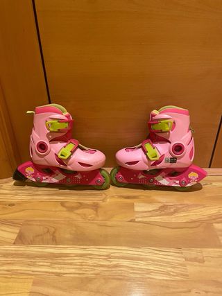 Patines en línea niña Oxelo 3 ruedas T26-28.