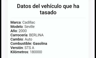 Cadillac Seville STS 2000