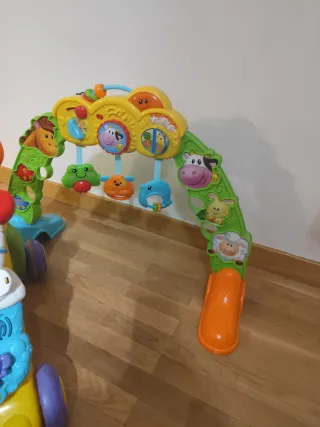 Correpasillos VTech y Gimnasio.