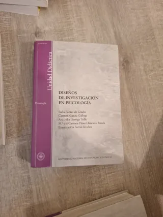 Libros psicplogia Uned