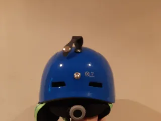 Casco de esquí azul para niño