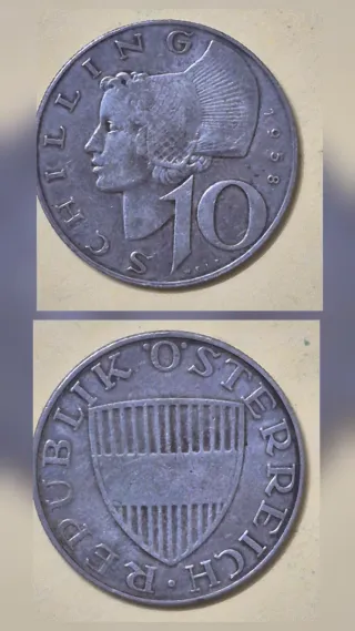 6 Monedas Plata Venezuela, Suiza, Austria, Suecia