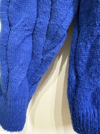 Jersey lana azulón con ochos