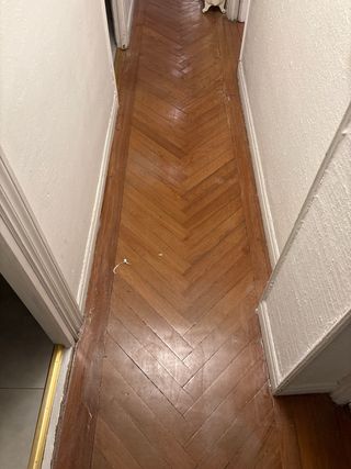 Suelo de madera maciza de roble