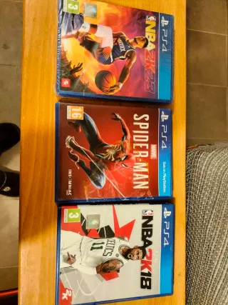 Pack PS4: NBA 2K18, NBA 2K23 y Spider-Man