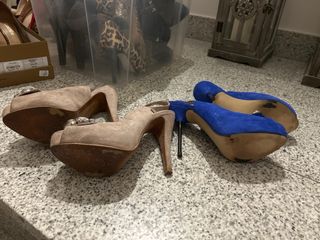 2 Pares Zapatos Fiesta Talla 37