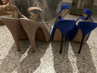 2 Pares Zapatos Fiesta Talla 37